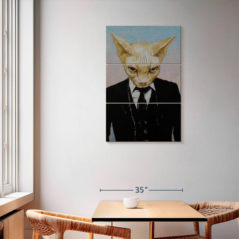 Brampt Mister Cat, 57" H x 36" W
