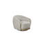 Chaise pivotante en bois - plume d'Amazonie
