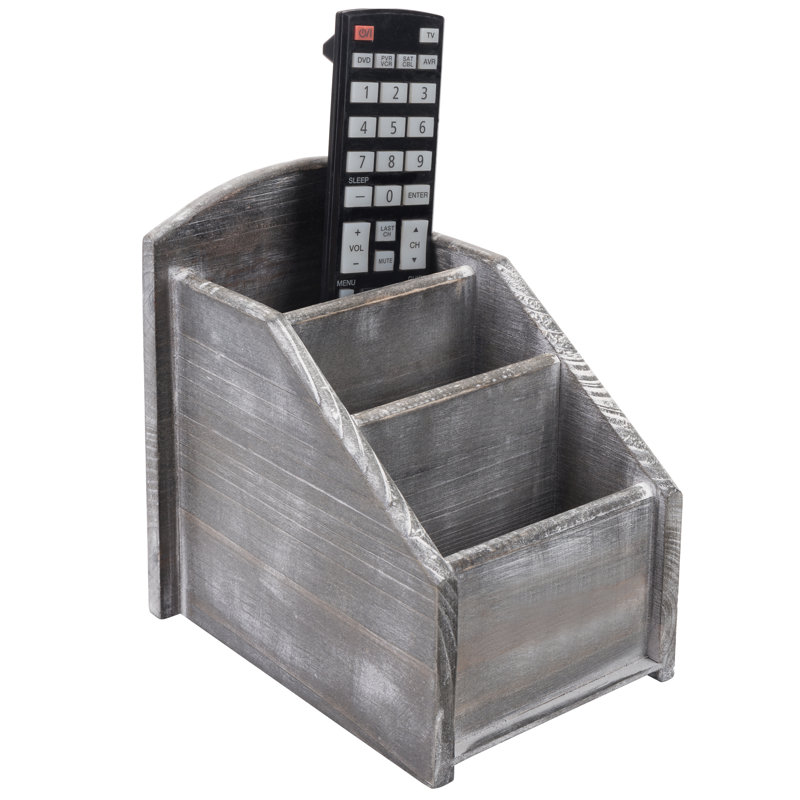 Gray/White Remote Control Holder