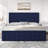 Full/Queen/King Bed Frame with 4 Drawers & Adjustable Headboard, Faux Leather Upholstered Mattress Foundation-1669489739-1669489732