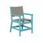 Berlin Gardens Mayhew Dining Chair With Mica Pearl Sling Fabric-159380956-159380967