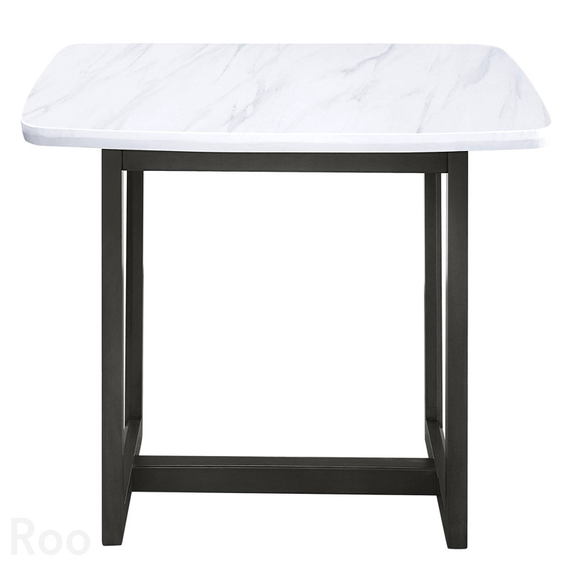Table de salle à manger avec plateau en marbre