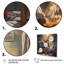 Chien lisant un journal sur une toilette I - animaux, décoration murale encadrée-918114268-918114259