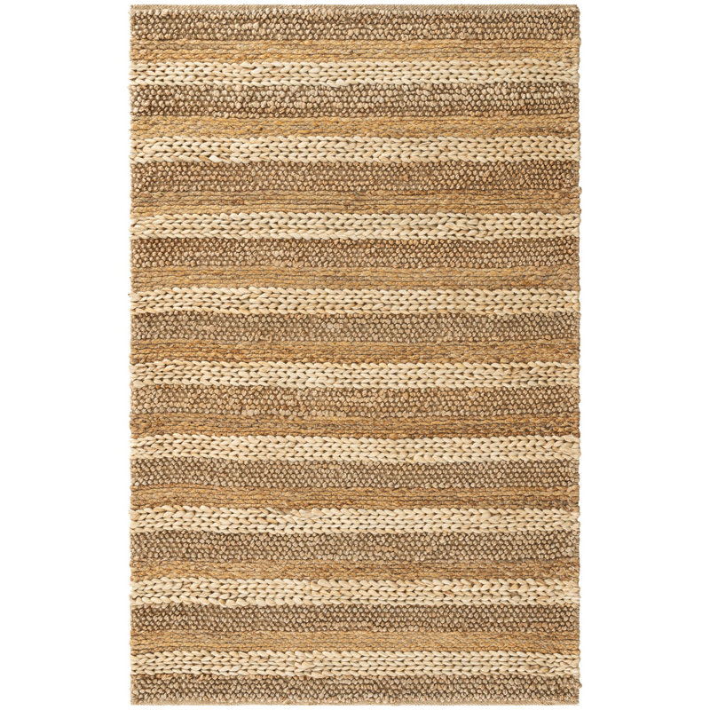 Carli Geometric Hand Woven Indoor / Outdoor Area Rug, Rectangle 2'7" x 4'11"