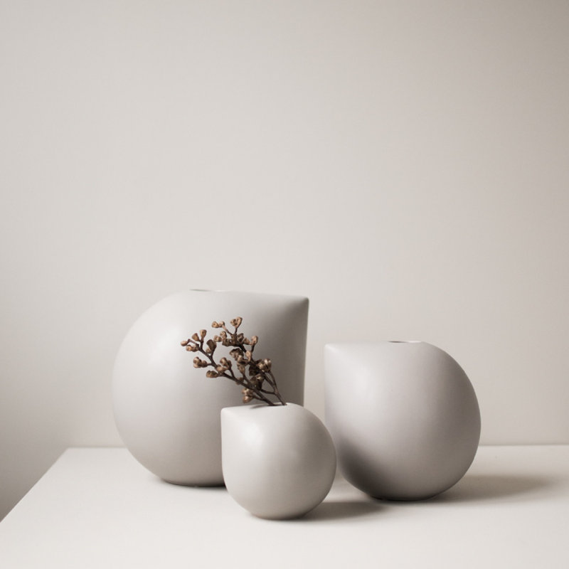 Pot de fleurs en céramique ébréchée, H 5,91 po x l 5,91 po x P 5,91 po