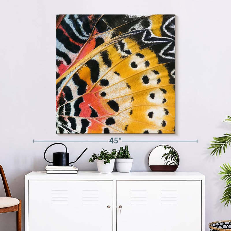 Brampt Monarch Butterfly Wing, 33" H x 33" W
