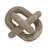 6X6x6" Decorative Marble Chain Sculpture, Cream-1930867357