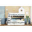 Twin Bunk Bed With House, Drawer, And Led, Bold Color Contrast, Wave - Side, White Style, For 'S Bedrooms Enchanting Style Top, Staircase Storage, Led Lighting, Side Panel, Suitable Shared