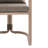 Alquin Outdoor Armchair In Brown Eucalyptus With Brown Cushion