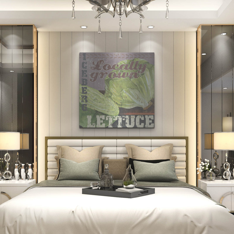 «Farm Fresh 1» par Fiona Stokes-Gilbert, art mural en métal, H 36 po x l 36 po