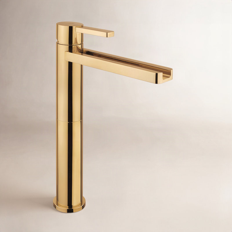 Capri Single-handle Bathroom Faucet, Polished Gold