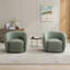 Fauteuil pivotant rembourré Katherline-1314730236