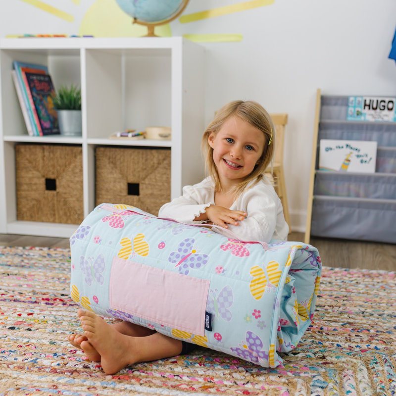Tapis de sieste pour enfant Wildkin, Jardin de papillons