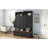 76.7''H Farmhouse Hall Tree with Bench and Cabinet-1494737132