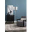 Lampe sur pied avec abat-jour double tambour-944059258