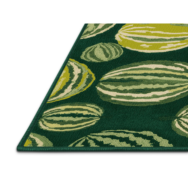  Tapis lavable Winter Melon, Tapis de couloir 2 pi x 4 pi