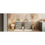 Ensemble de meuble-lavabo double 60 po, armoire de salle de bain avec deux lavabos en céramique séparés, tiroirs pleine extension et glissières de tiroir encastrées à fermeture en douceur-1280924684