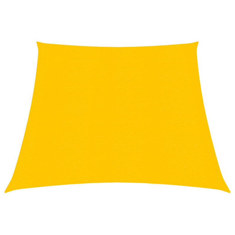 Sinclairville 4m x 3m Trapezium Shade Sail, Yellow