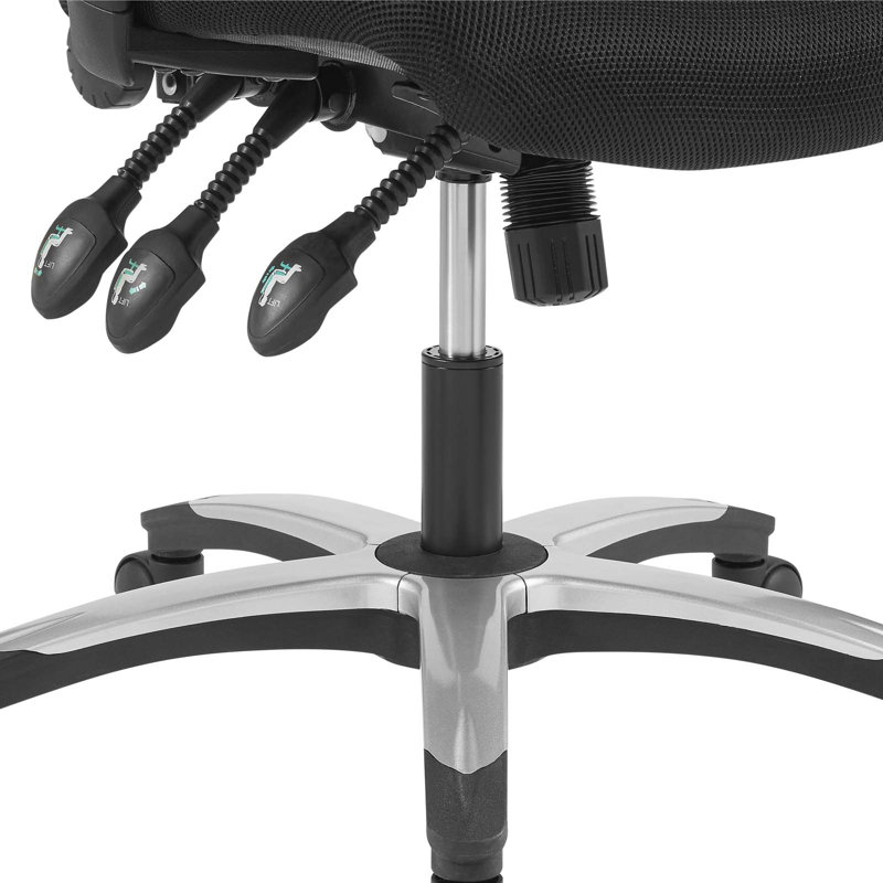 Chaise de bureau Calibrer Mesh par Modway, Noir
