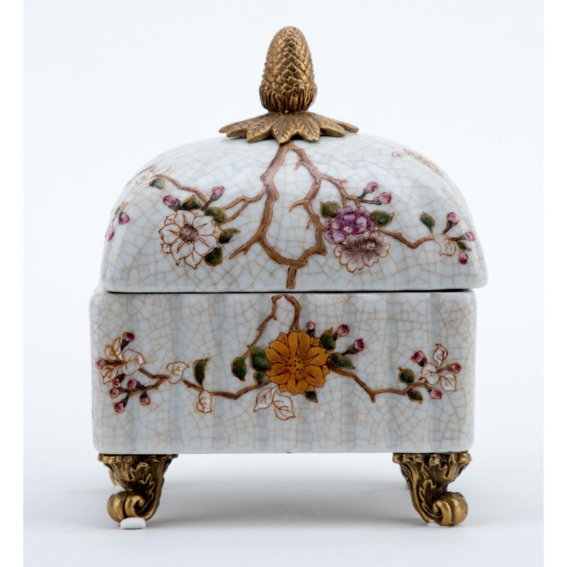 Ormolu Handmade Ceramic Decorative Box