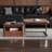 Walnut solid wood end table