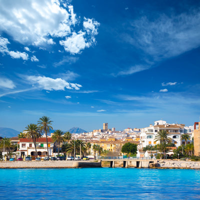 Javea Xabia Skyline - Wrapped Canvas Print