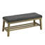 Banc de rangement pour chaussures en bois massif Modern-65752328