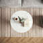 Round White Marble Coffee Table with Silver Aluminium Base-171465863-171465862-171465869-171465868
