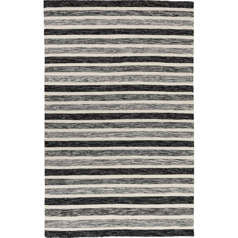 Westview Striped Wool Hand Woven Area Rug, Rectangle 170 x 240cm