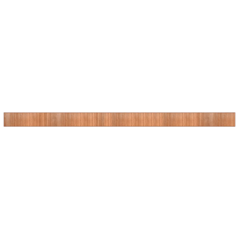 Tapis en polypropylène naturel, bambou vidaXL, Tapis de couloir 23,6 po x 393,7 po
