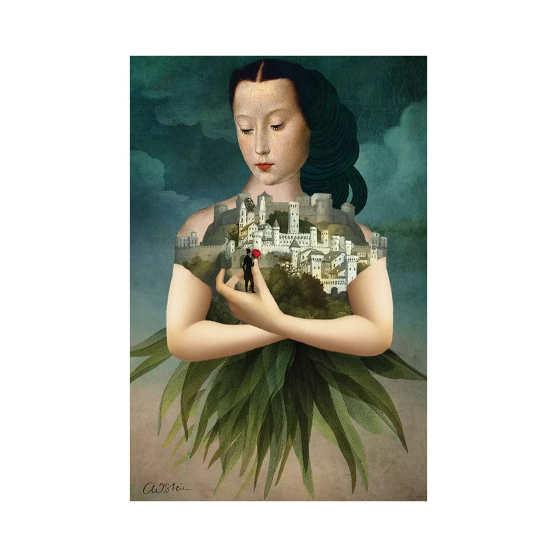 Der Rosenkavalier par Catrin Welz-Stein - impression d'art graphique, H 26 po x l 18 po x 1,5 po, Toile tendue, Pas de tapis