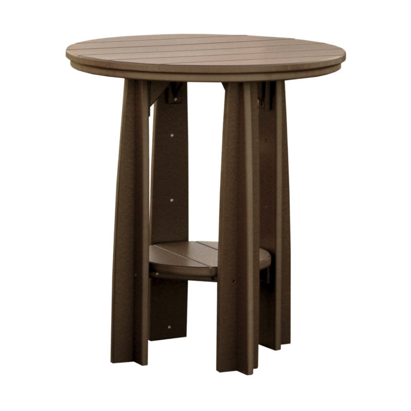 Table ronde 36 po Orchimont, Bois vieilli, Bois vieilli