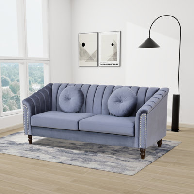 Microfiber 3-piece Couch Living Room Sofa Set by Mercer41