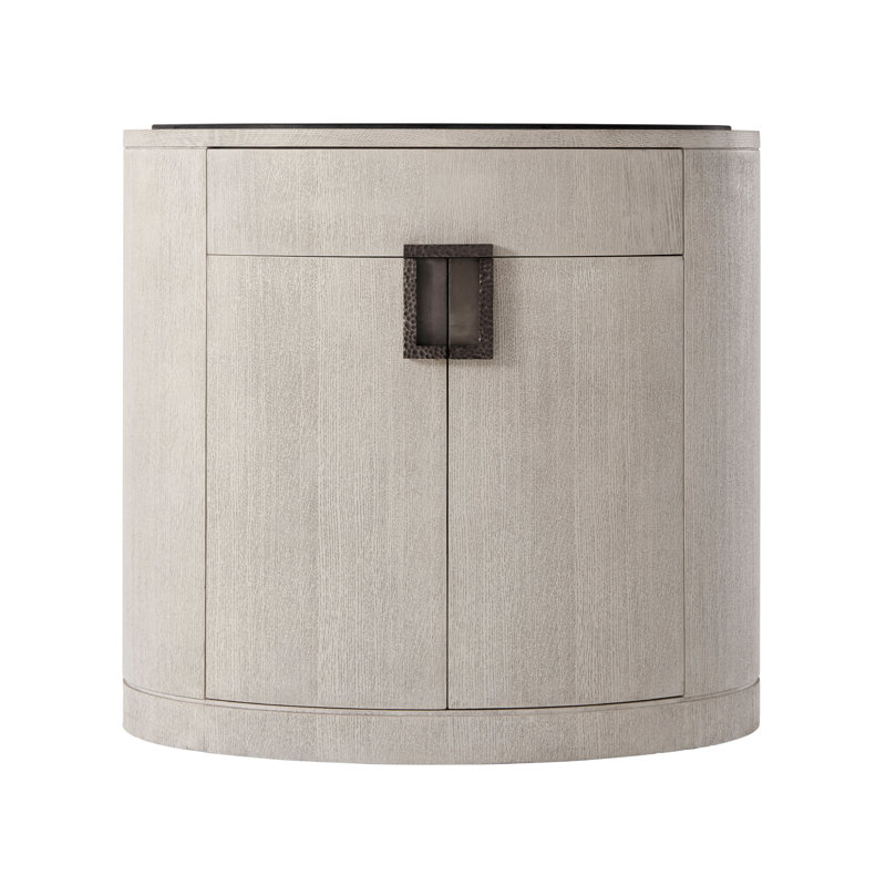 Isola 1 - Drawer Solid Wood Nightstand, Gowan