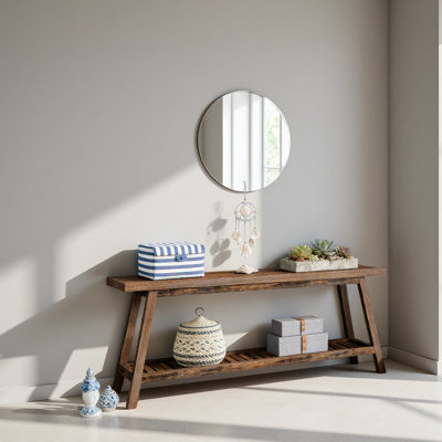 2-Tier Entryway Table,Sofa Table,Space-Saving Console Table