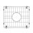 18"X16" Quartz Bar Sink - Scratch & Built For Long-Term Use Comes With Bottom Grid And Strainer Assembly Undermount Sound Dampening Long-Lasting Build With Practical