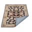 Tapis écologiques en laine touffetée à la main Beachampton - Rectangle, couleur beige brun, design oriental, tapis antidérapants faits à la main épais pour salon, chambre à coucher-676109077