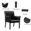 Ameley Faux Leather Armchair