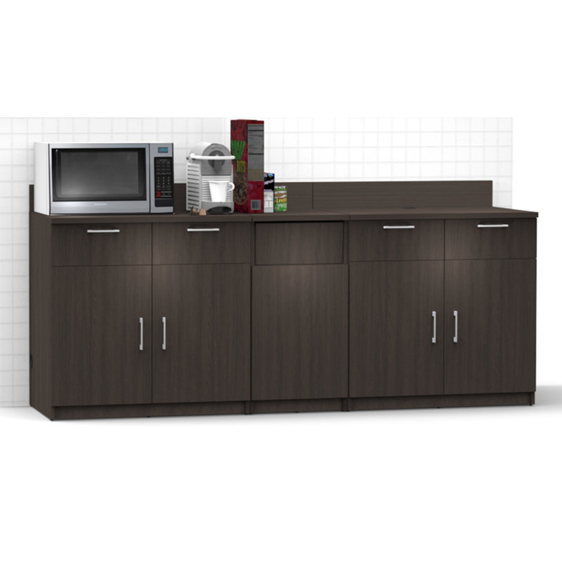 Armoire de base standard H 36 po x l 90 po x P 24 po, Espresso