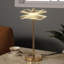 Lampe de table à DEL en acrylique cuivré doré pour salon, lampe de chevet pour chambre à coucher, lampe à DEL
