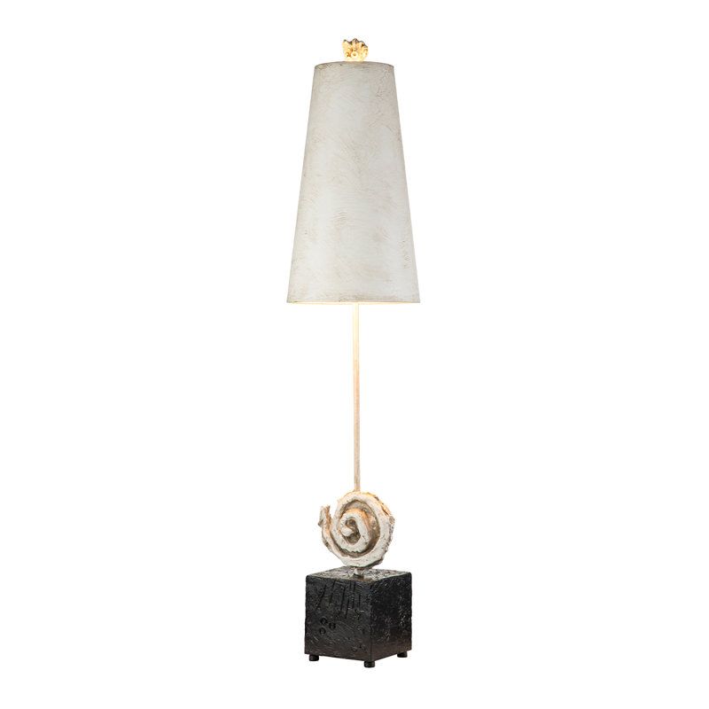 Swirl Table Lamp, White