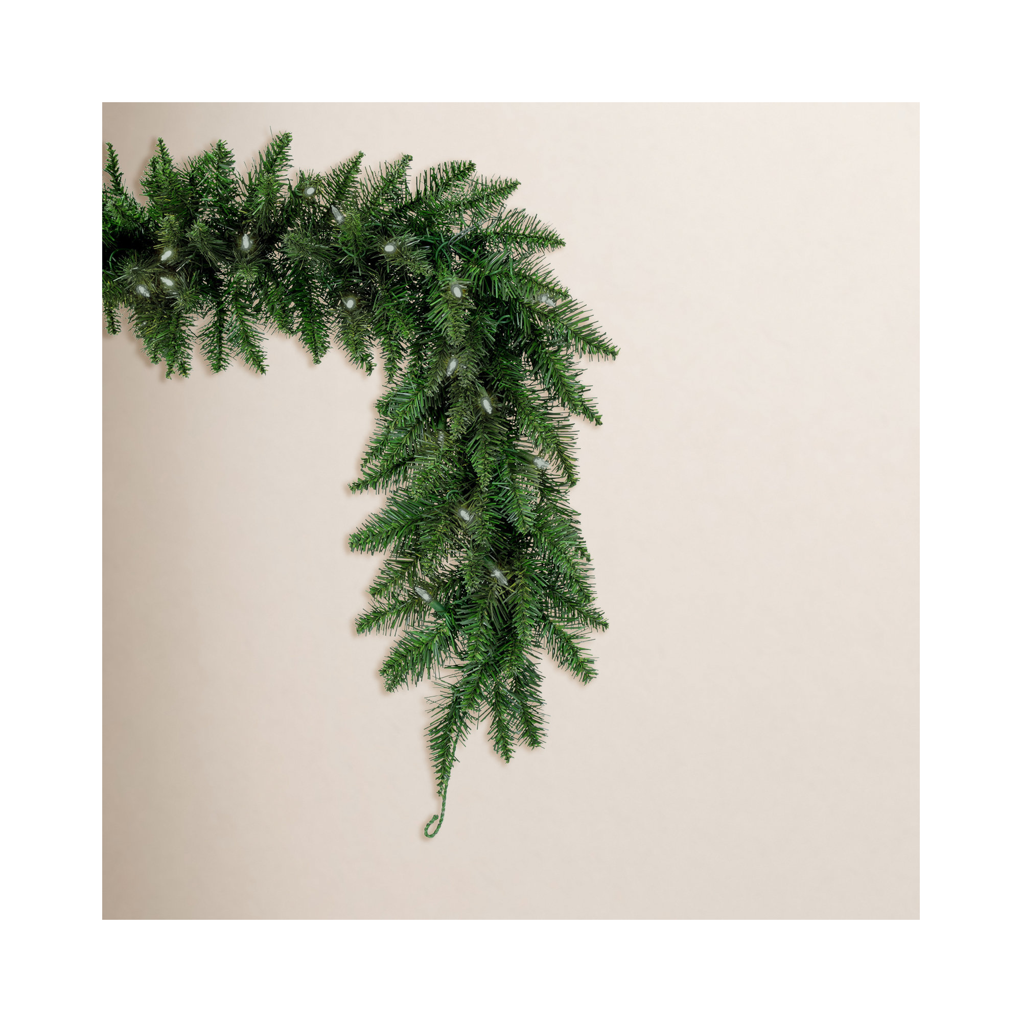 Oberlander Lighted Faux Mixed Assortment Garland, 108'' L