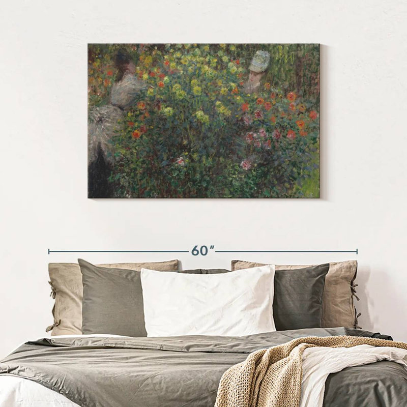 Senne Mesdames en fleurs, H 30 po x l 45 po