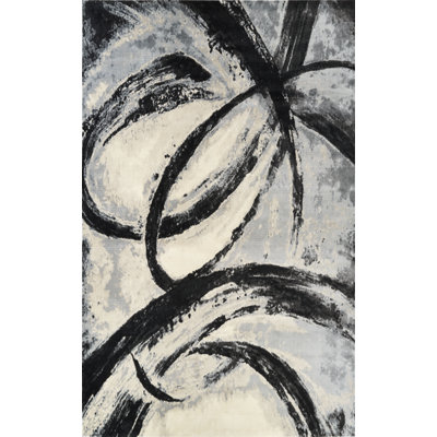 Damian Black/Grey Rug
