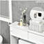 Armoire de salle de bain au-dessus de la toilette, armoire de rangement autoportante avec tablettes réglables, support de toilette, économiseur d'espace, blanc