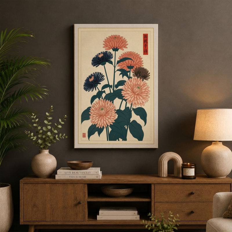 Print, 24x16 - 61.0 x 40.6 cm, Teal Border