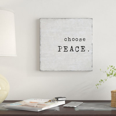 " Choose Peace " by Jamie MacDowell