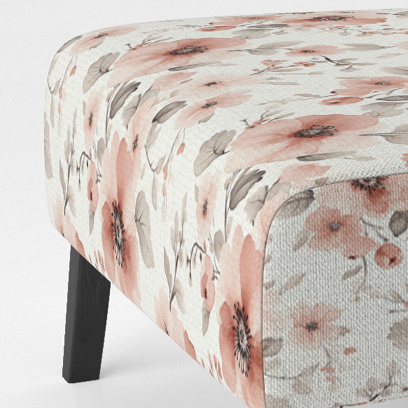 Fauteuil de chambre Country Farmhouse, Pantoufle sans accoudoirs