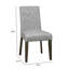Chaise d'appoint rembourrée en lin Swanscombe