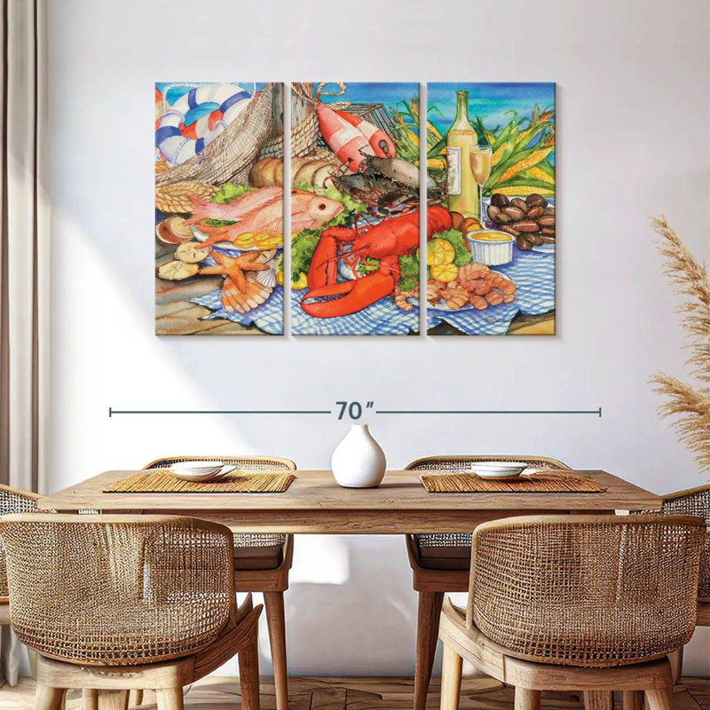 Yarlin Seafood Platter, 36" H x 57" W